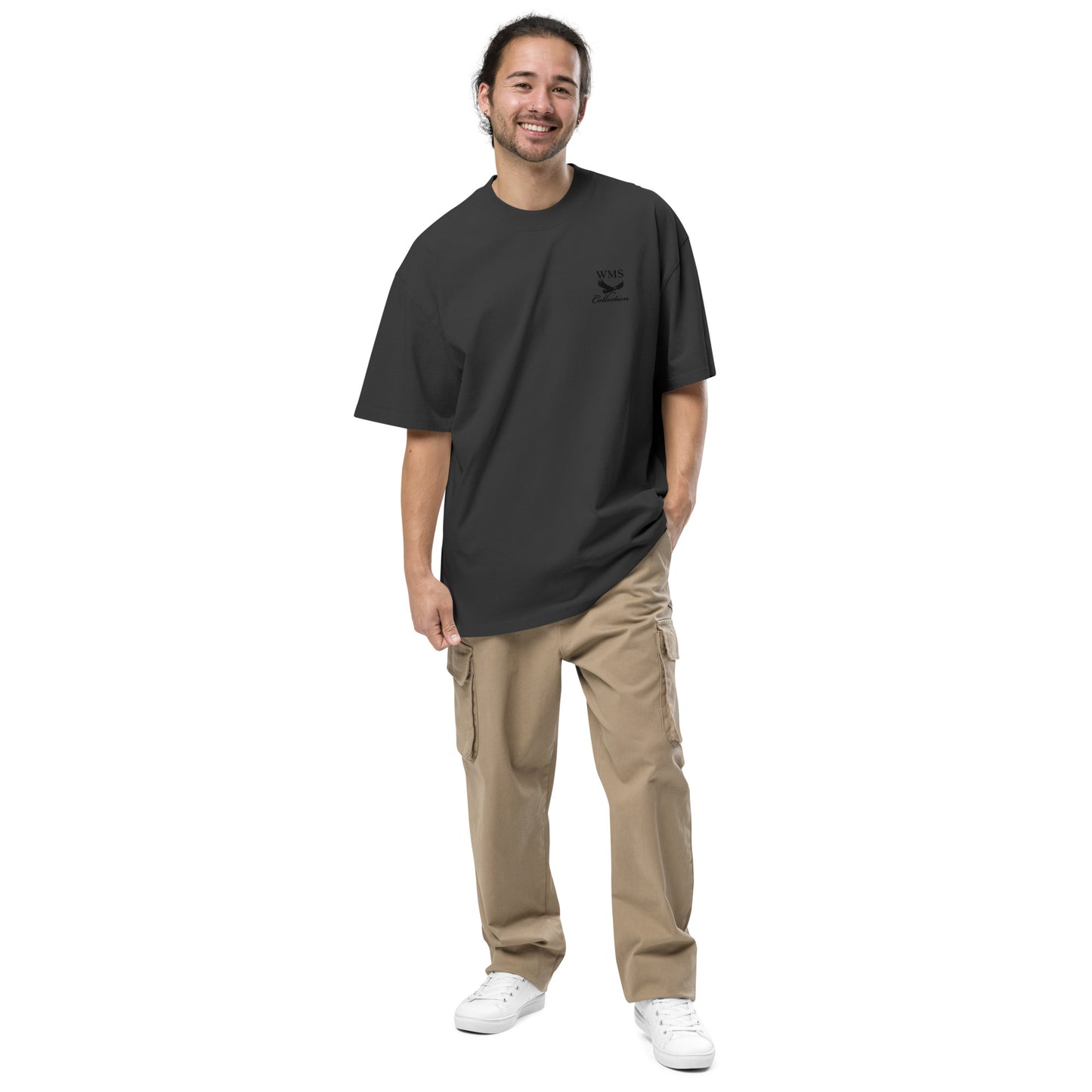 Oversized (Black) Faded T Shirt