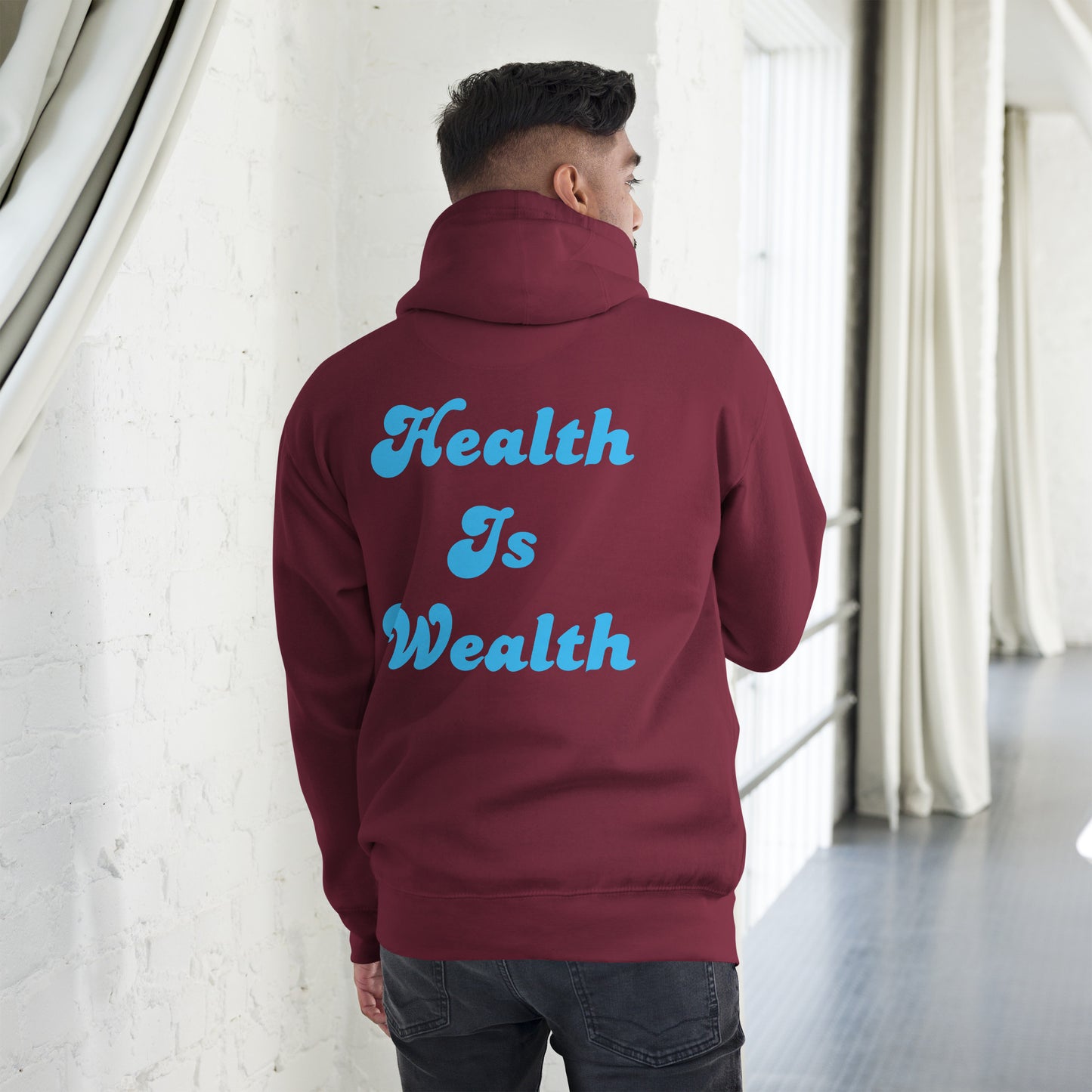 Health Is Wealth Unisex Hoodie