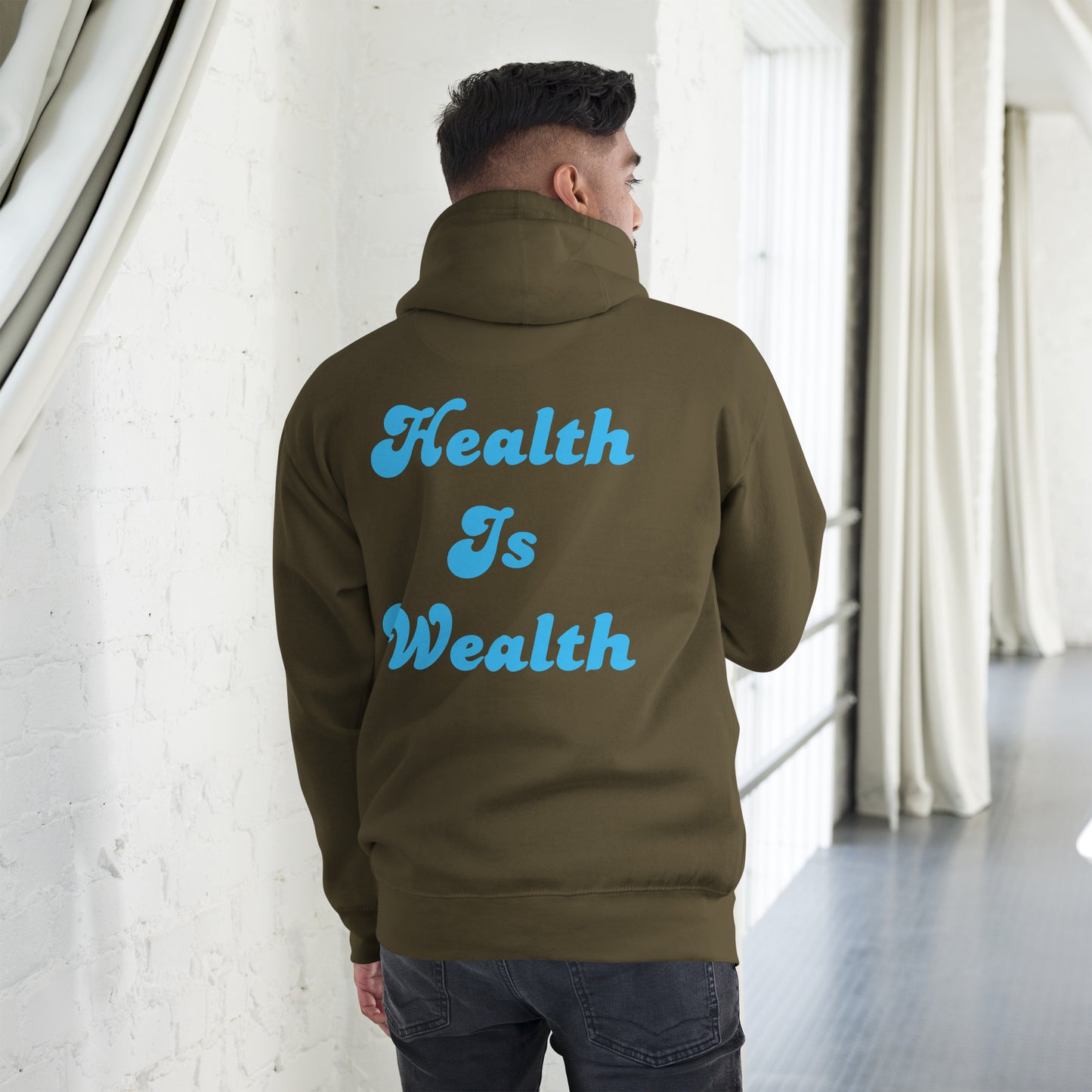 Health Is Wealth Unisex Hoodie