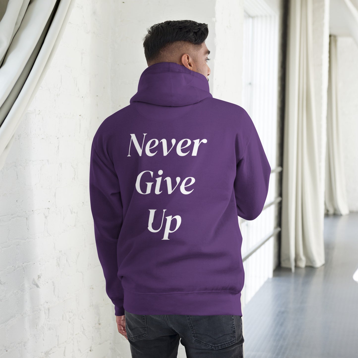 Never Give Up Unisex Hoodie