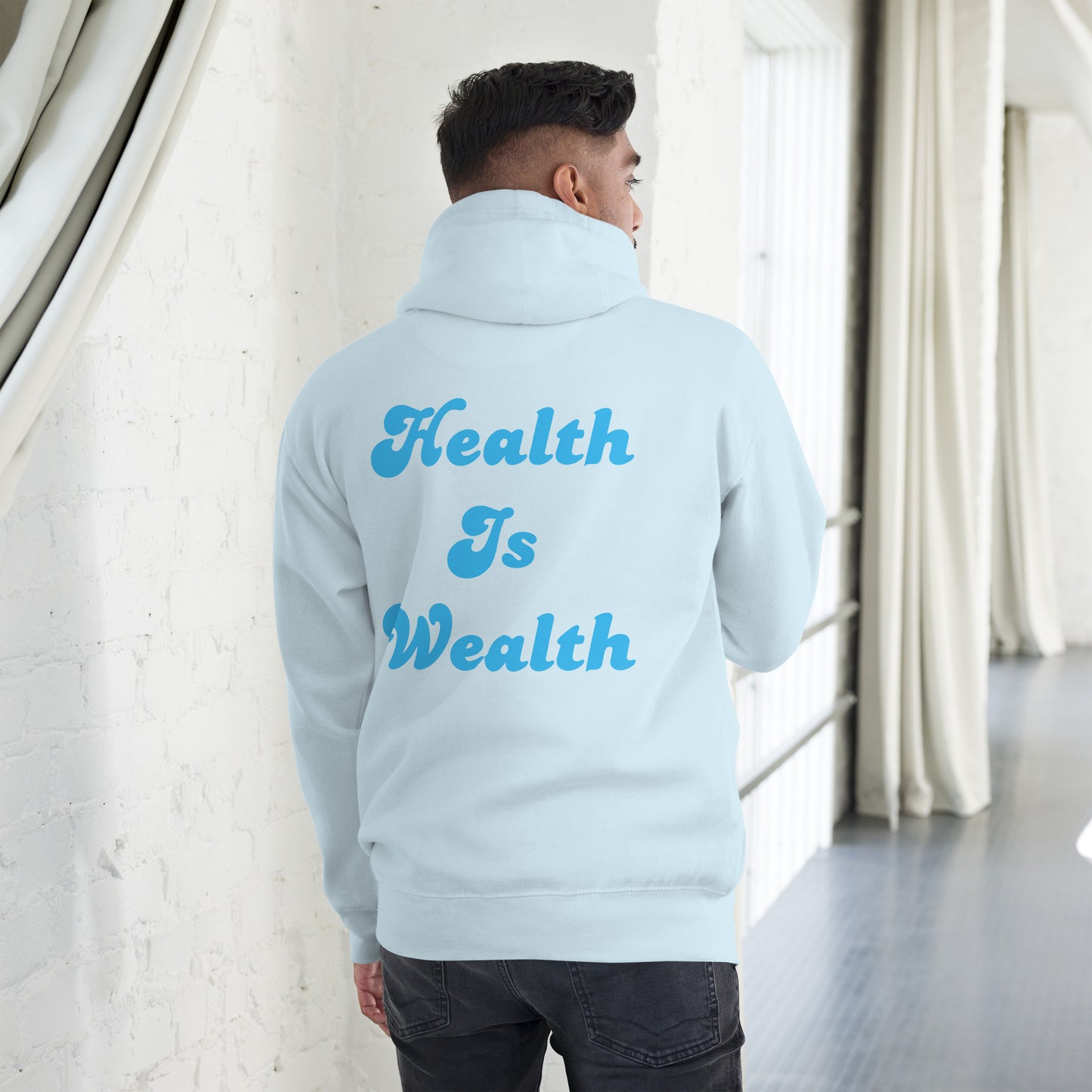 Health Is Wealth Unisex Hoodie