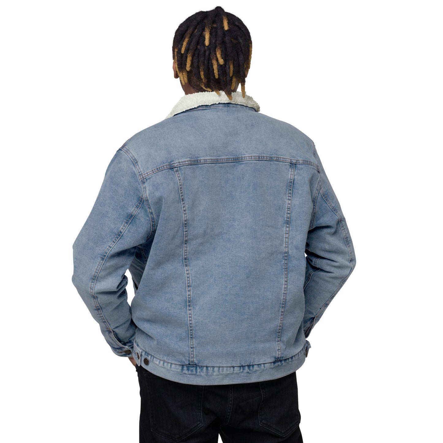 Denim (Black) Sherpa Jacket