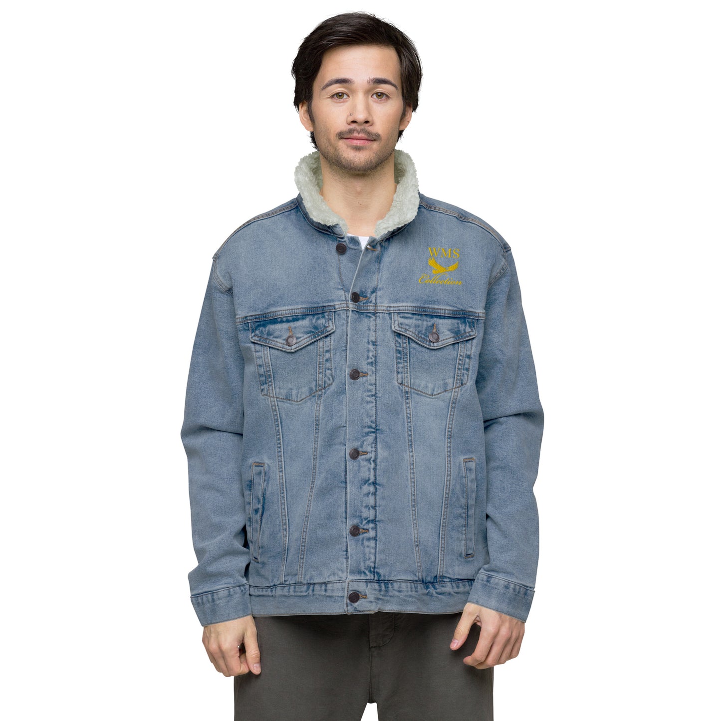 Denim (Gold) Sherpa Jacket