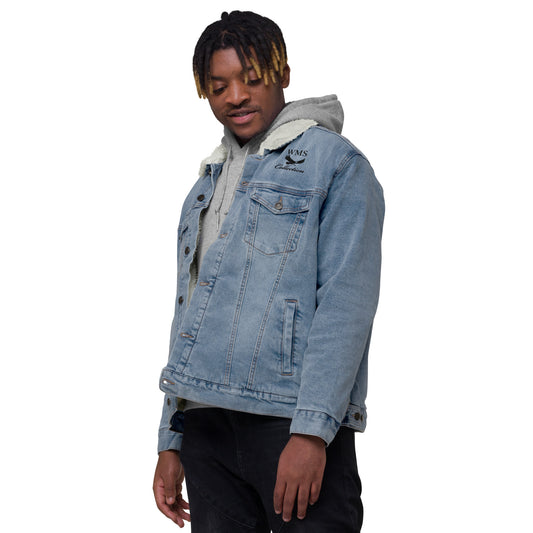 Denim (Black) Sherpa Jacket