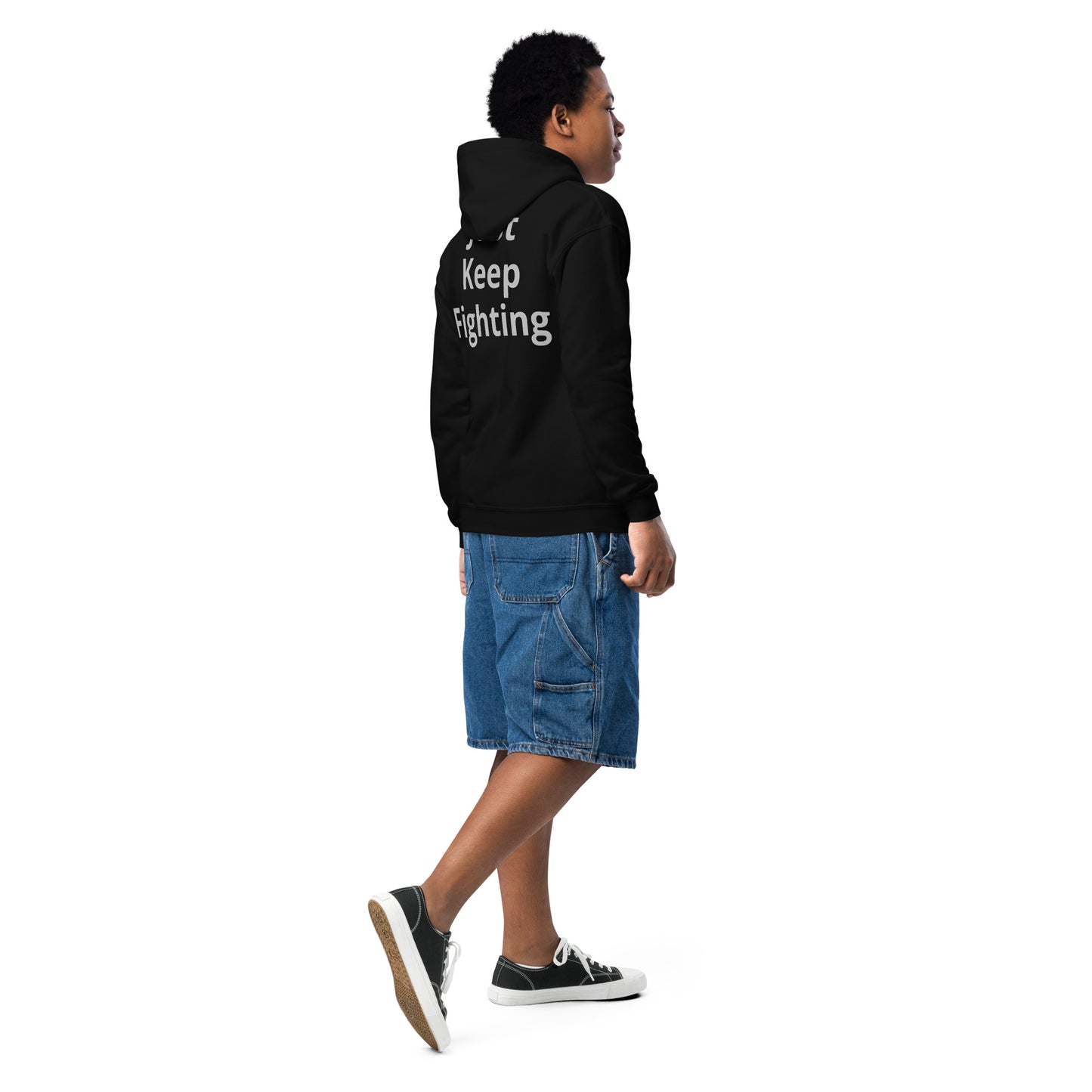 Just Keep Fighting (Youth) Hoodie